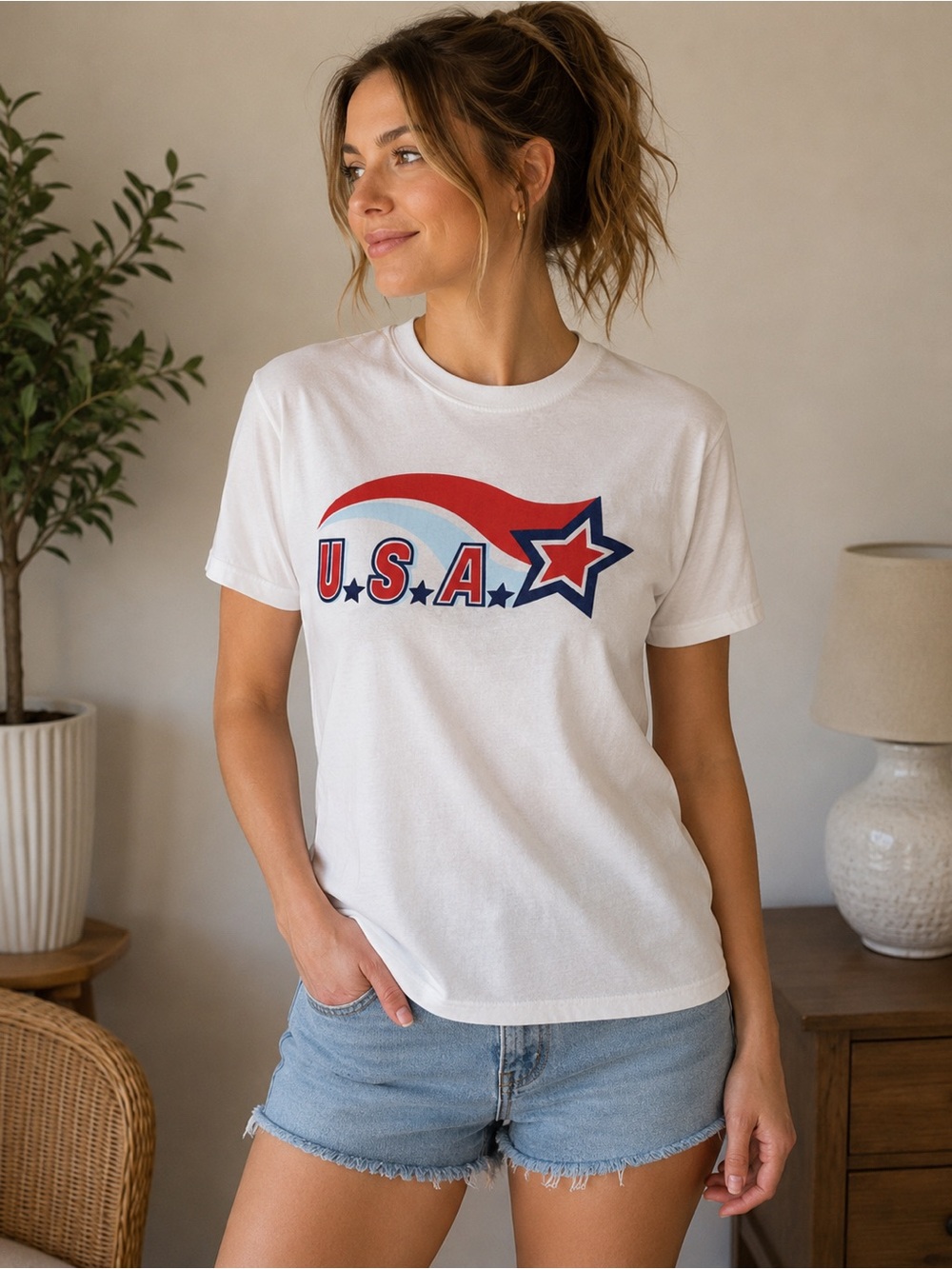 Vintage Oneita 80’s USA Graphic T-Shirt 100% cotton MADE in USA